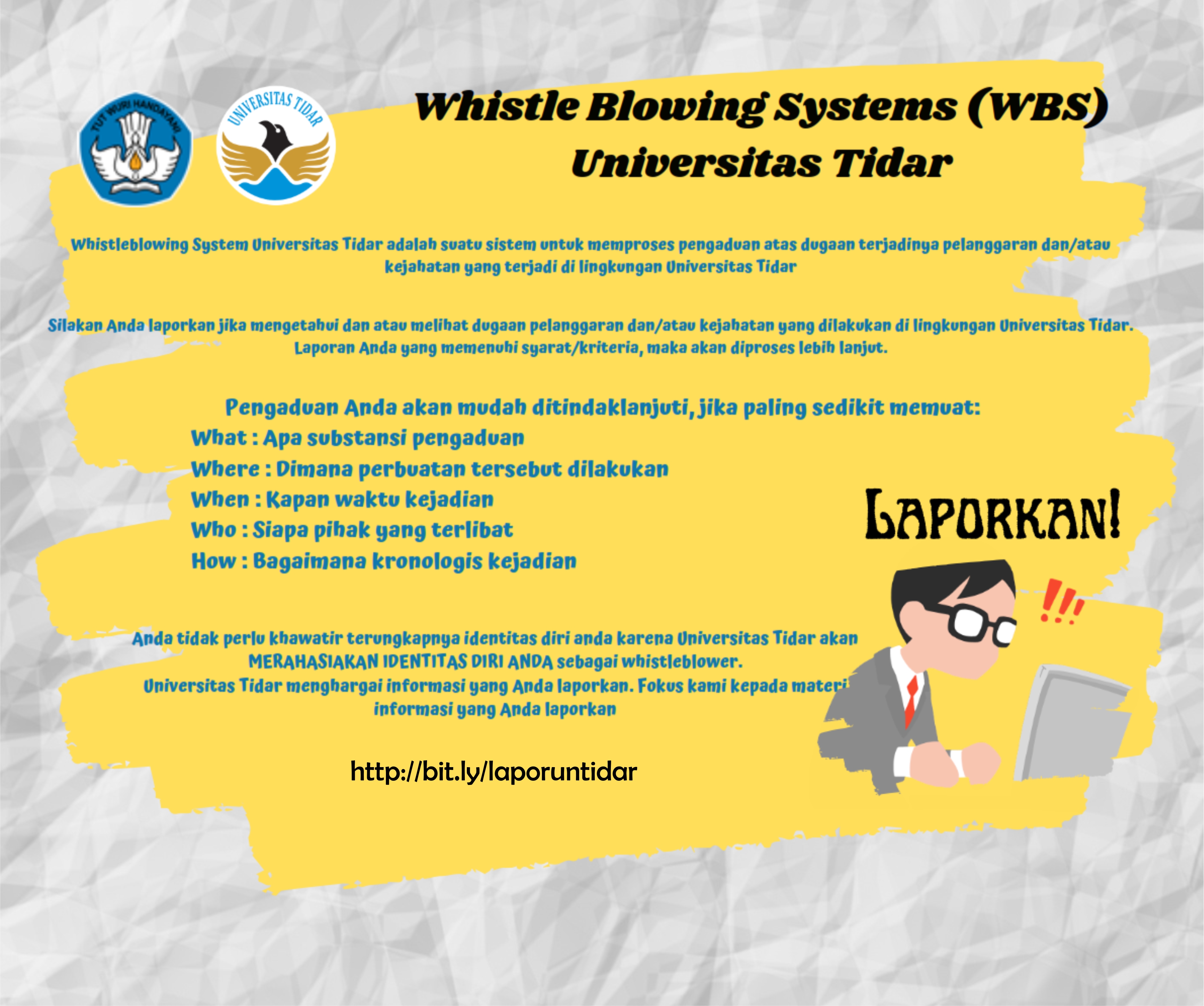 Whistle Blowing Systems (WBS) Universitas Tidar